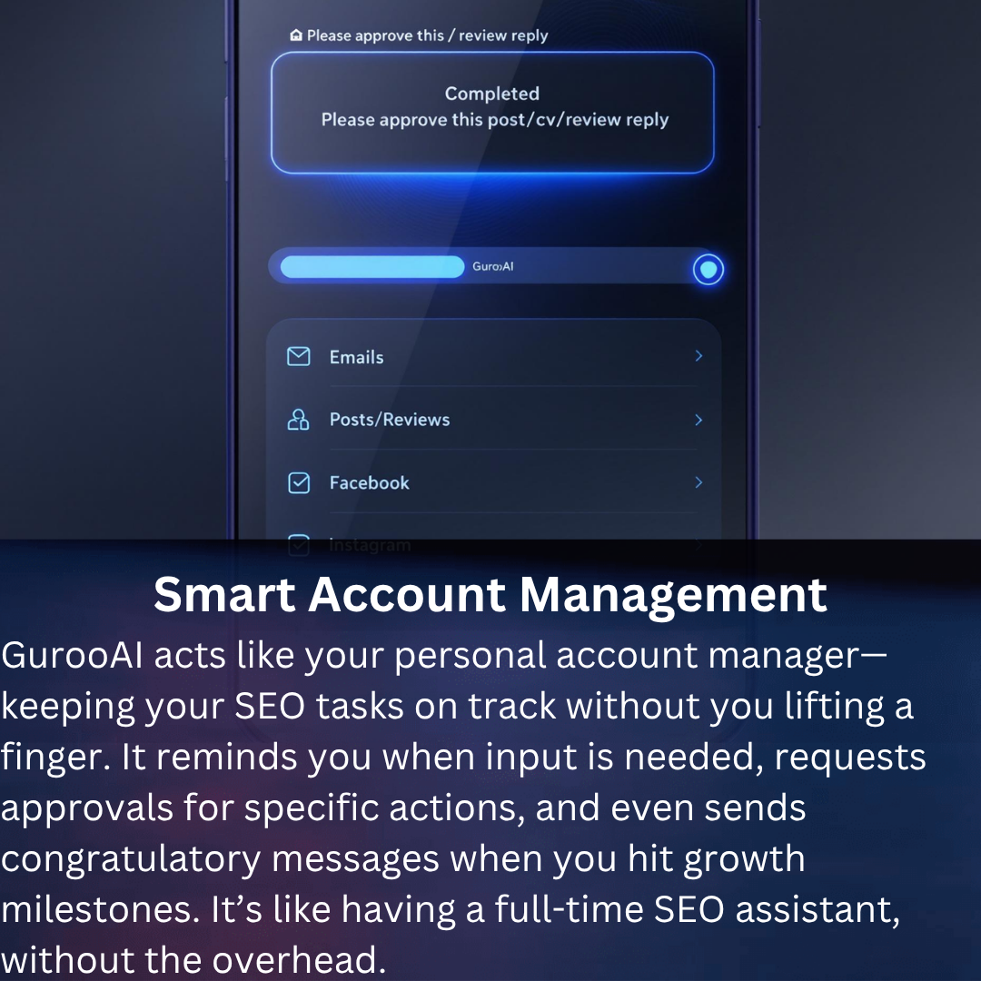 Smart Account Management
